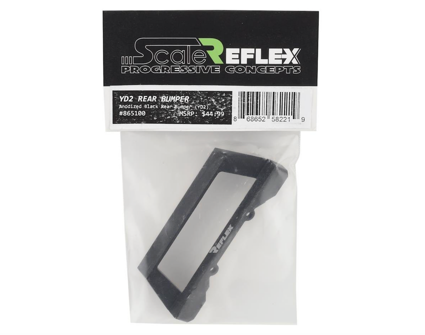 Scale Reflex YD2 Aluminum Rear Bumper (Black)