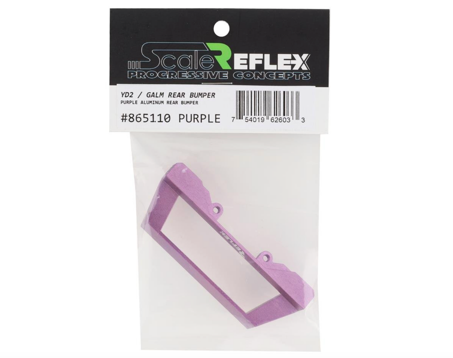 Scale Reflex YD2 Rear Aluminum Bumper (Purple)