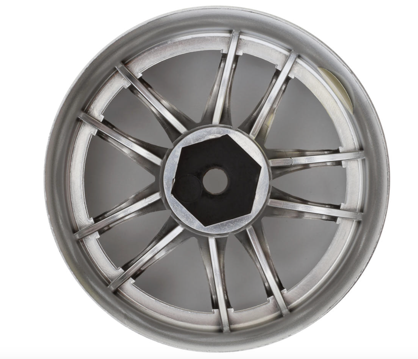 LAB Work Emotion CR3P 1/10 Super High Traction Drift Wheels (6mm Offset) (Chrome) (2) w/12mm Hex
