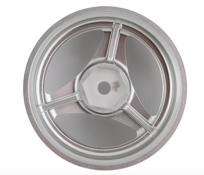 Mikuni Yokohama Advan Oni Kai Drift Wheels (Chrome Silver) (2) (7mm Offset) w/12mm Hex