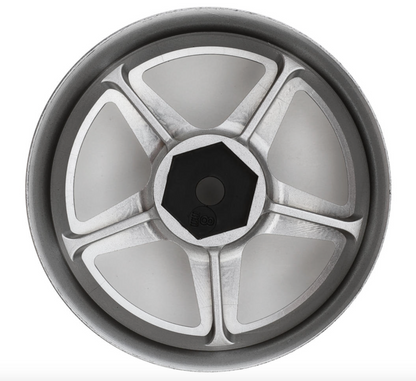 LAB Work Equip 1/10 Drift Wheels (Matte Black) (2) (8mm Offset) w/12mm Hex