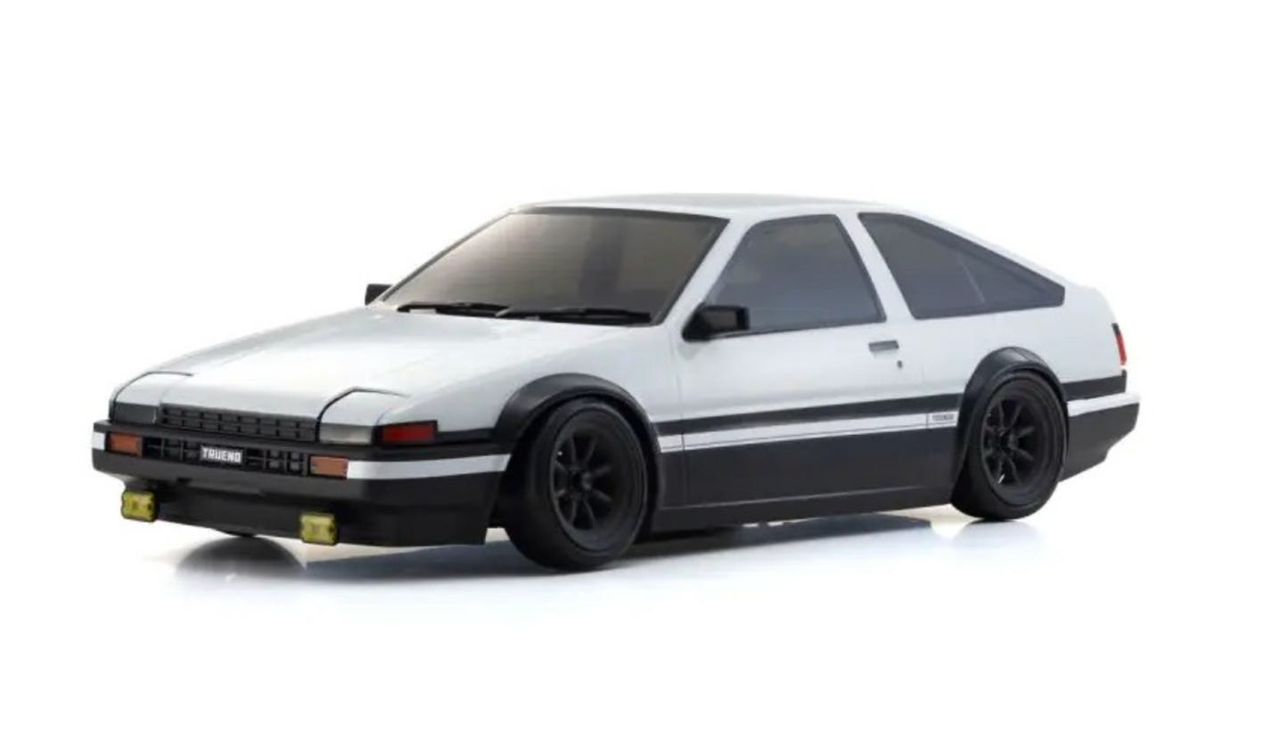 Kyosho 2WD Fazer FZD2 RTR - ReadySet AE86 White - Adjustable Wheelbase - Ready to Run RWD 1/10 Drift Car [Kyosho] 34501T1