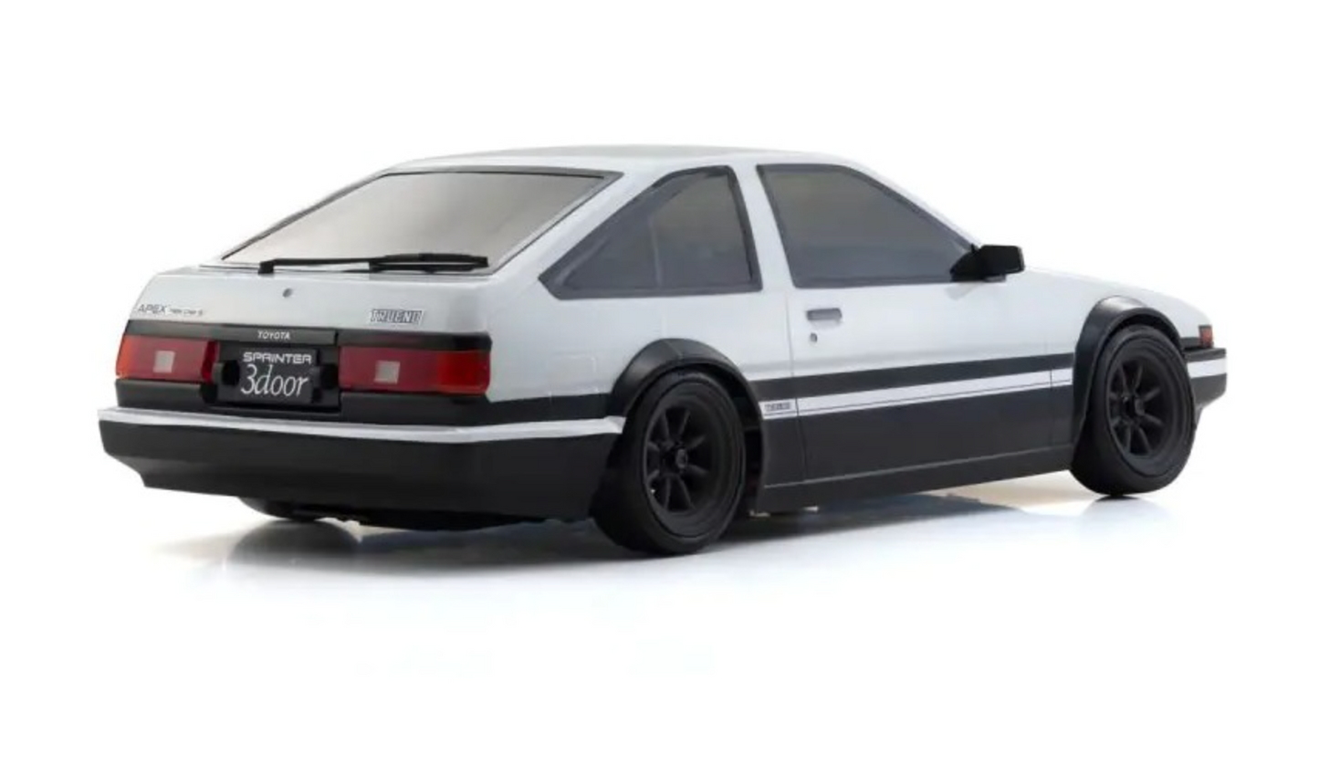 Kyosho 2WD Fazer FZD2 RTR - ReadySet AE86 White - Adjustable Wheelbase - Ready to Run RWD 1/10 Drift Car [Kyosho] 34501T1
