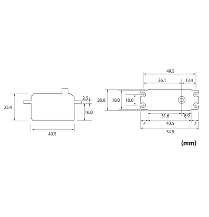 Futaba S-C400 - S.Bus2 High-Voltage Surface Servo