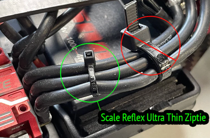 Scale Reflex Mini Micro Zip Ties Ultra thin Zipties 50pk