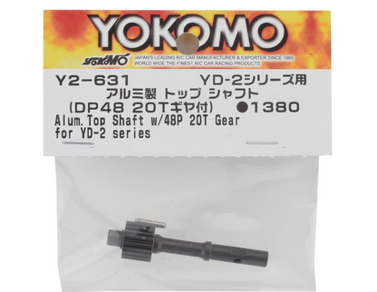 Yokomo YD-2 Aluminum Top Shaft (48P/20T)