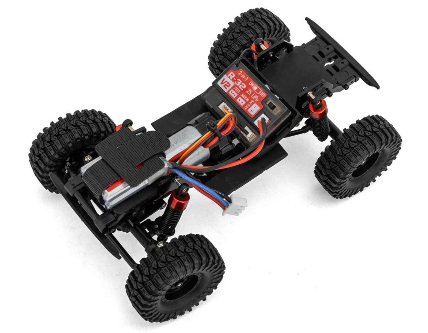 Redcat Ascent-32 V2 1/32 4WD RTR Rock Crawler (Green) w/2.4GHz Radio, Battery & Charger