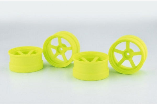 REVE D DRIFT WHEEL DP5 (FLOURESCENT YELLOW)(6mm OFFSET)(RW-DP5Y6)