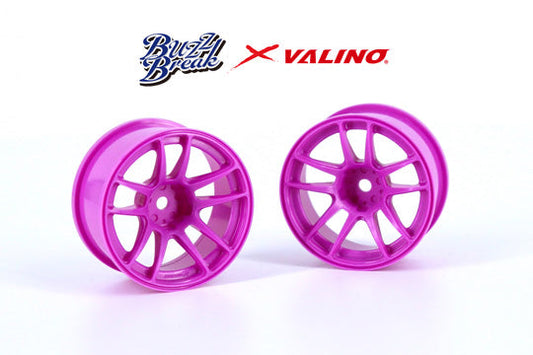 Buzz Break Valino N820S - PURPLE 7mm 1/10 Wheel Rims [Overdose] BB-RW-016