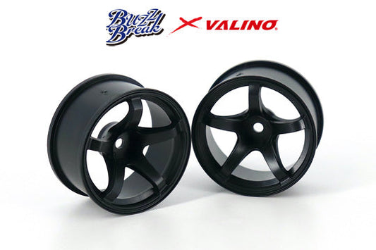 N560 ABS - BLACK 7mm 1/10 Wheel Rims [Overdose] BB-RW-031