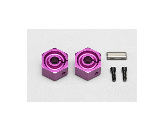 8.0mm Thick Wheel Hex Hub (Purple) [Yokomo] Y2-011Cp8a