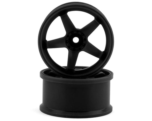 Topline N Model V3 Super High Traction Drift Wheels (Black) (2) (8mm Offset) w/12mm Hex