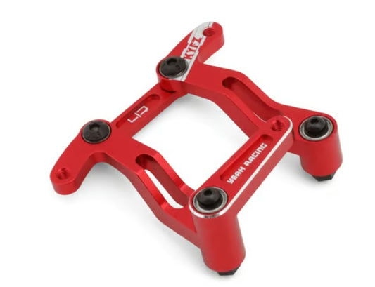 Yeah Racing Kyosho Fazer FZD2 Aluminum Steering Bellcrank Set (Red)